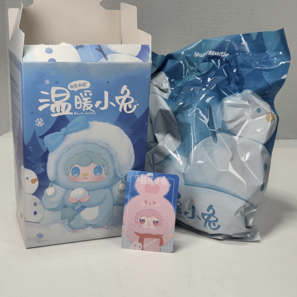 Yooki V3 Third Generation Warm Bunny Series Plush - Pink Honey Bunny Pendent